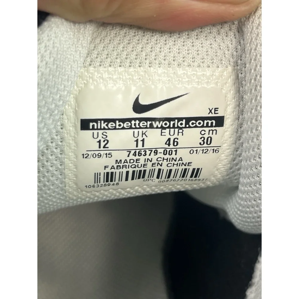 Nike Air Max LTD 3 TXT Size 12 Black White Anthracite Gum Denim 746379-001